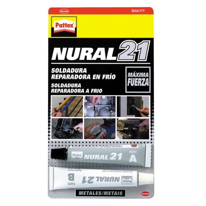 Soldadura metálica en frío NURAL 21   22 ml  PATTEX