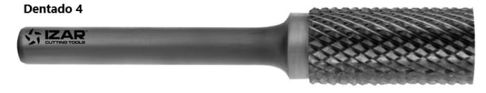 Fresa rotativa cilíndrica metal duro IZAR - 4