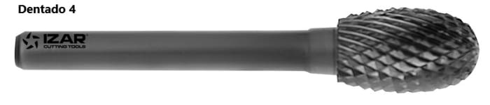 Fresa rotativa con forma GOTA de metal duro IZAR - 4
