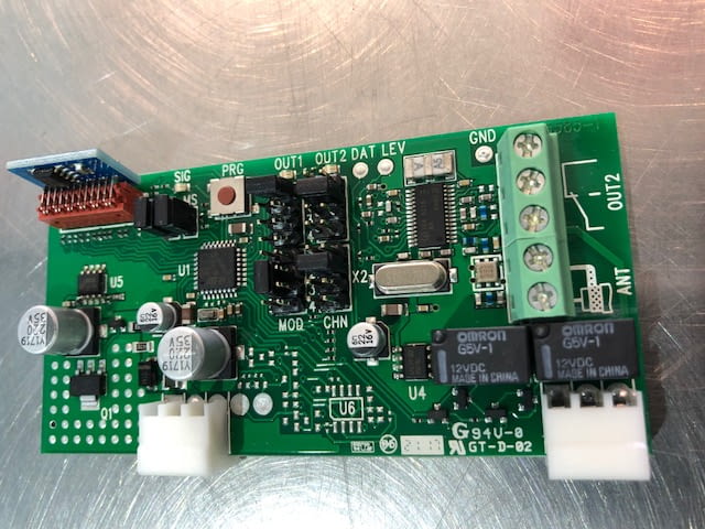 Tarjeta receptora de radio 2 canales  BIXR2  433 MHz  DITEC/ENTREMATIC