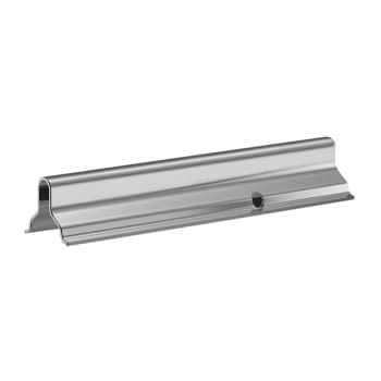Guía empotrar inferior para puerta corredera galvanizada (barras 3 metros) - 1