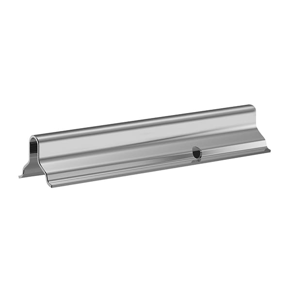 Guía empotrar inferior para puerta corredera galvanizada (barras 3 metros) - 1
