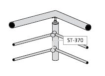 Soporte regulable esquinero para tubo transversal 12 mm inox (Caja indivisible 4 unidades // Precio por undiad!!)) - 2