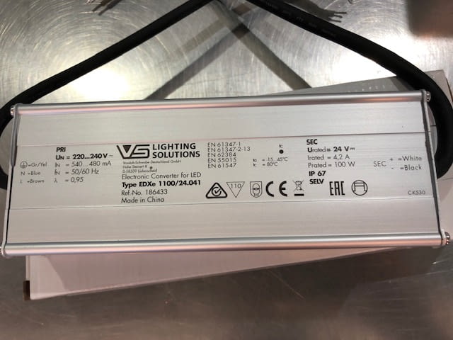 Fuente de alimentación para tira LED sistema pasamanos DECOLED