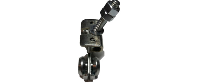 Roldana doble FR2V para cartolas o guía de 30 mm MAFRA - 2