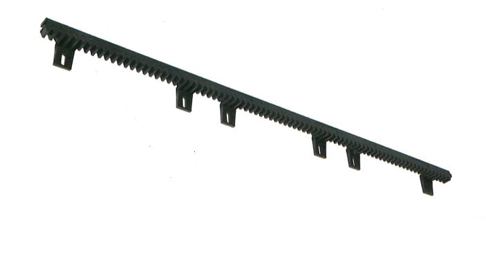 Cremallera nylon con alma de acero para atornillar 1000 mm