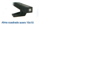 Cremallera nylon con alma de acero para atornillar 1000 mm - 1