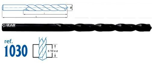 Brocas HSS serie larga Classique ref. 1030 IZAR