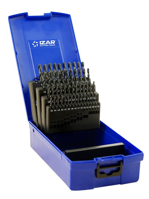 Juego Brocas HSS 50 pcs (1-5,9 x 0,10 mm) IZAR