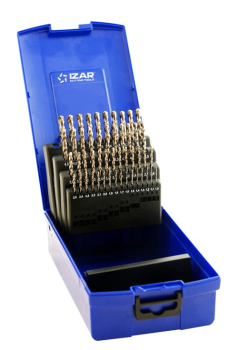 Juego Brocas cobalto 50 pcs (1-5,9 x 0,10 mm) IZAR