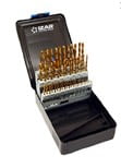 Juego Brocas titanio 50 pcs (1-5,9 x 0,10 mm) IZAR