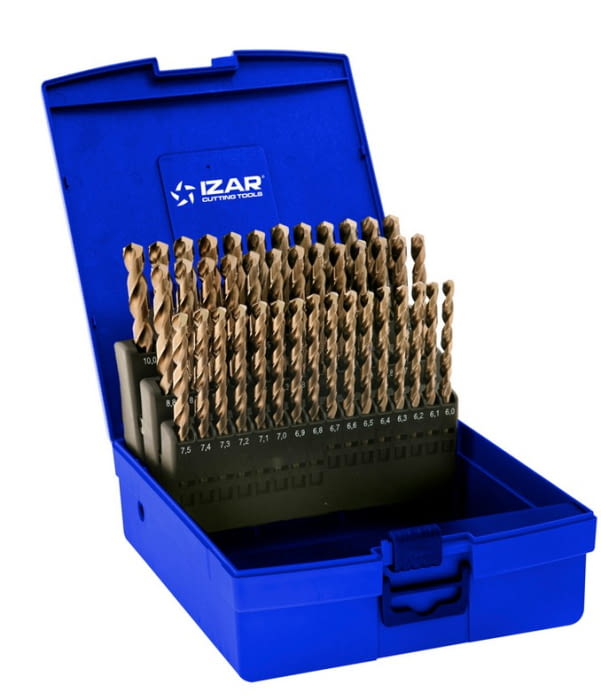 Juego Brocas cobalto 41 pcs (6-10 x 0,10 mm) IZAR