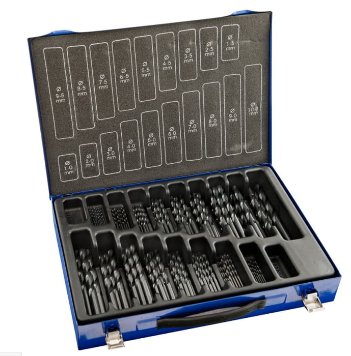 Juego Brocas HSS 170 pcs (1-10 x 0,5 mm) IZAR