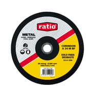 Disco desbaste metal abrasivo corindón A24MBF RATIO