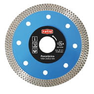 Disco turbo gres/porcelánico Quality Max Ø 115x1,2 mm segmentos 10 mm RATIO