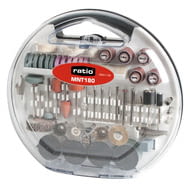 Juego de 180 accesorios universales para minitaladro RATIO