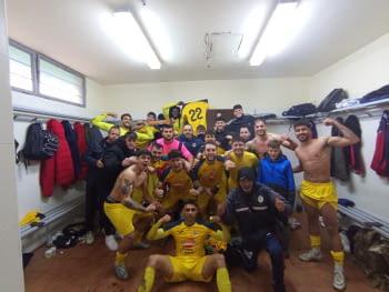 Celebració a vestidors