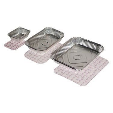 safata alumini   3 canalons canto alt preu paq 100 uni - 