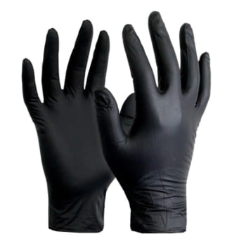 GUANTS NITRIL NEGRE S/P G