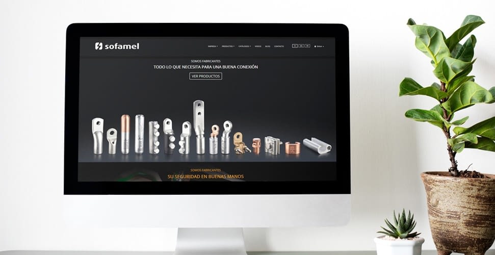 Sofamel relies on Ebasnet to create its website