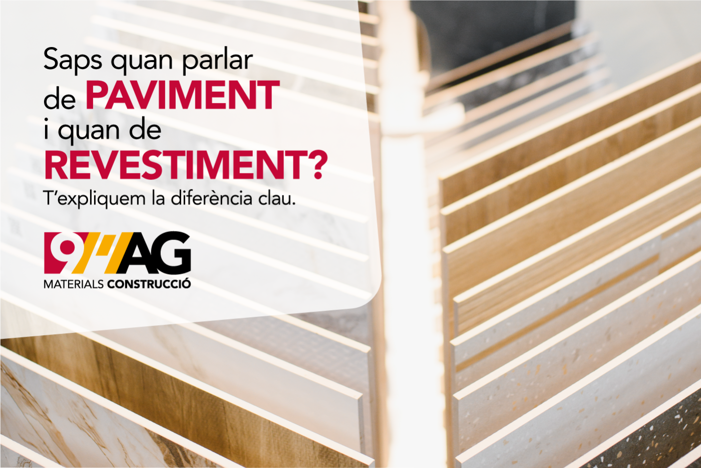 Diferències entre paviments i revestiments: què cal saber abans de triar?