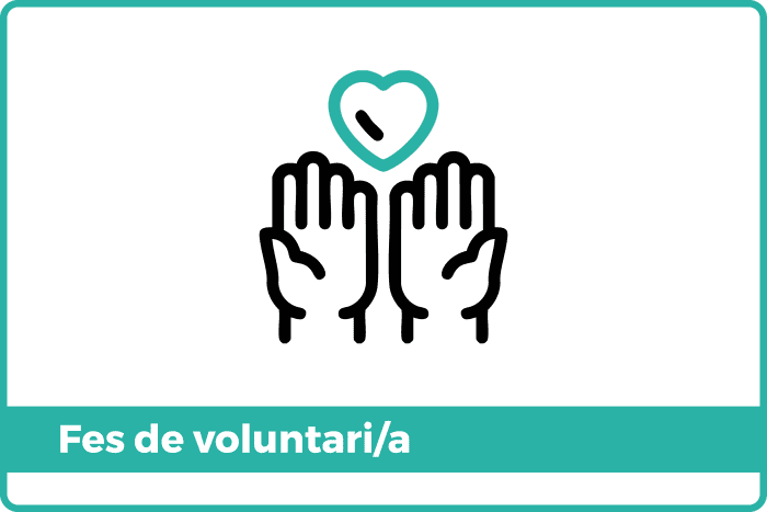 Fes de voluntari/a