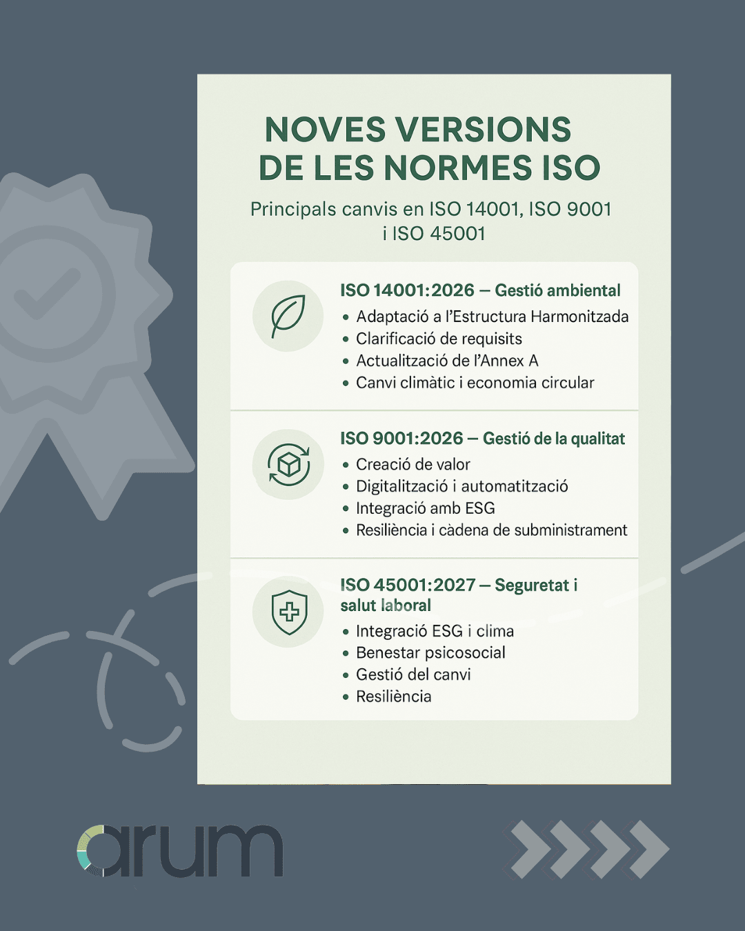 ¿Qué cambios traen las nuevas ISO 2026?