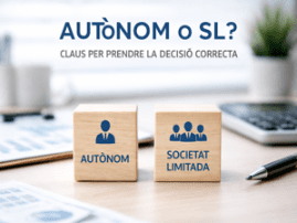 Autònom o SL? Claus per prendre la decisió correcta