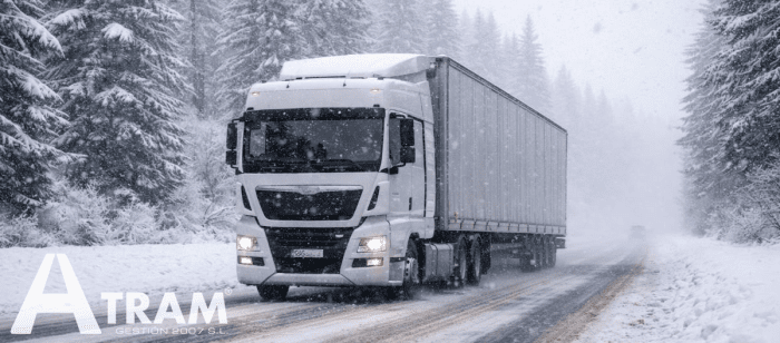 La borrasca Ingrid pone en alerta las carreteras: consejos para transportistas este fin de semana