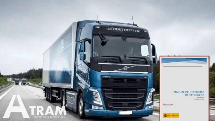 EL NUEVO MANUAL DE REFORMAS DE VEHÍCULOS PERMITE HOMOLOGAR VEHÍCULOS A 44 TONELADAS POR DILIGENCIA HASTA ENERO DE 2027
