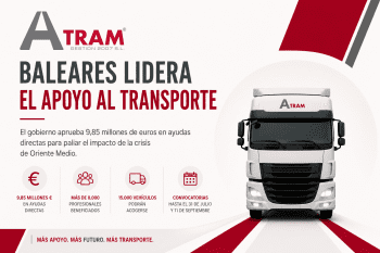 BALEARES ABRE EL CAMINO CON UN PLAN DE AYUDAS AL TRANSPORTE  Y PRESIONA AL RESTO DE COMUNIDADES PARA RESPONDER A LA CRISIS DE ORIENTE MEDIO