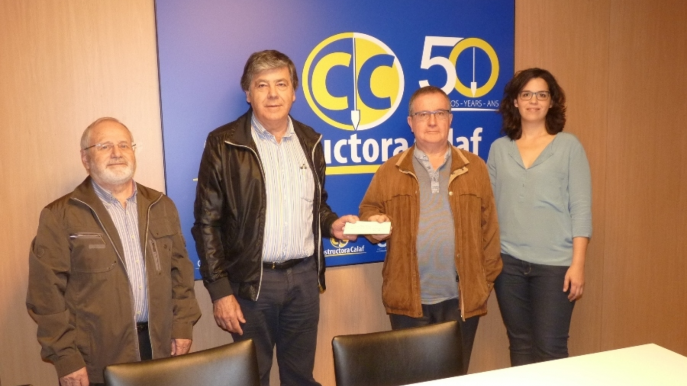 Colaboración con Cáritas en motivo del 50 Aniversario de Constructora Calaf