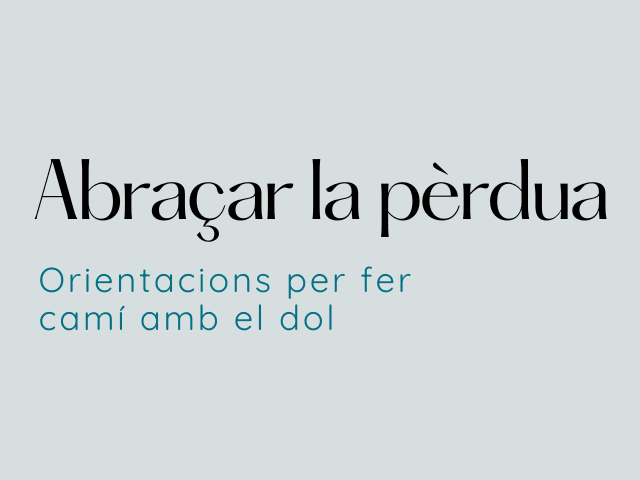 Abraçar la pèrdua