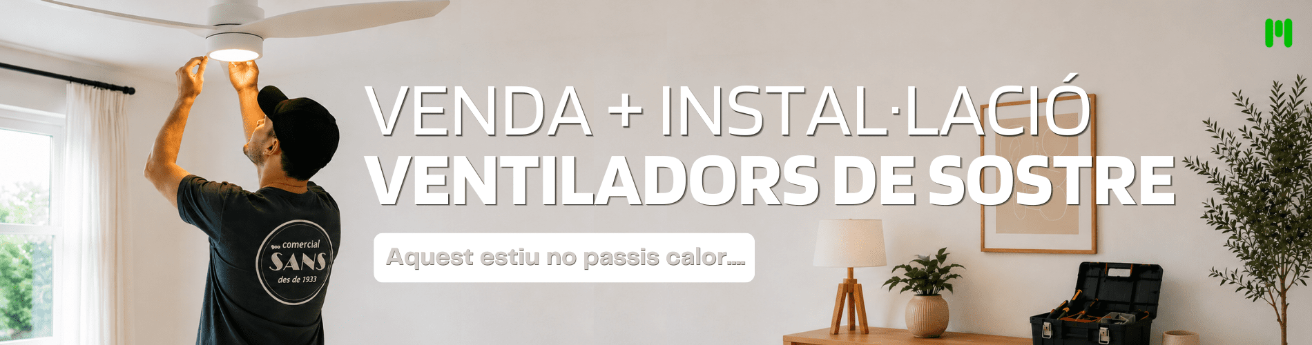 Ventiladors sostre