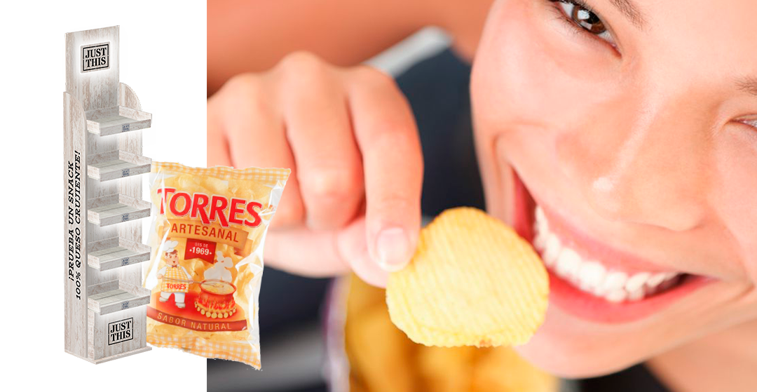 Expositor Patatas Fritas Torres