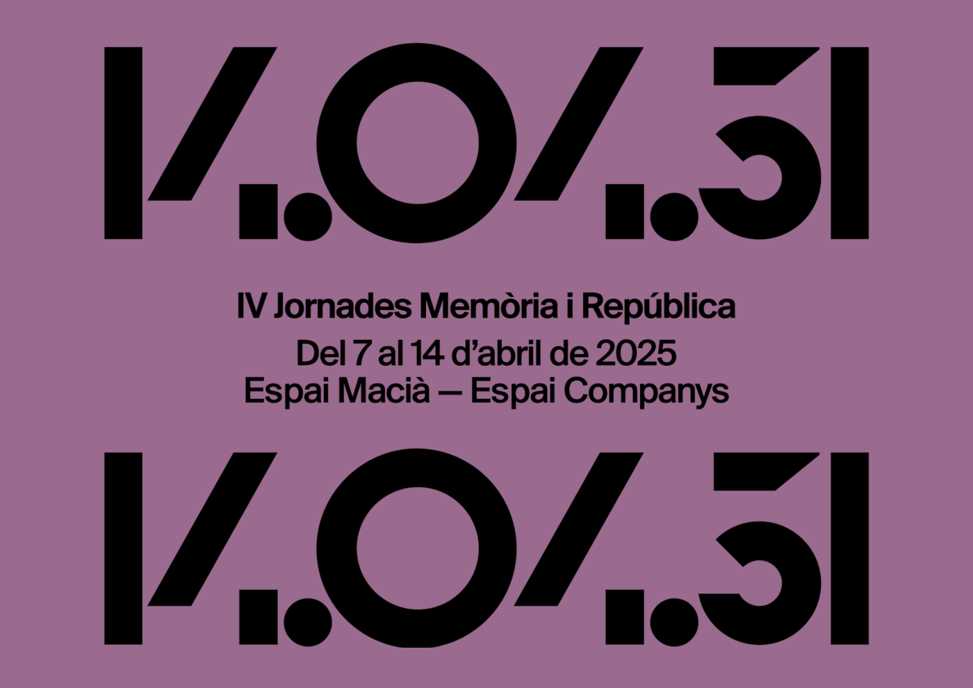 IV edició de les jornades Memòria i República