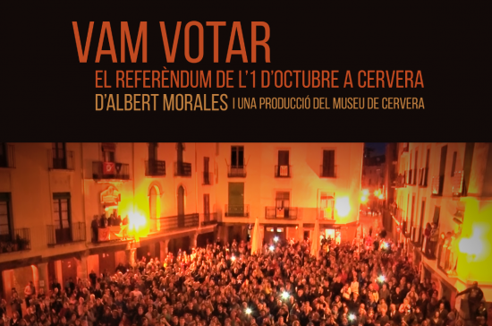 VAM VOTAR. El referéndum del 1 de octubre en Cervera