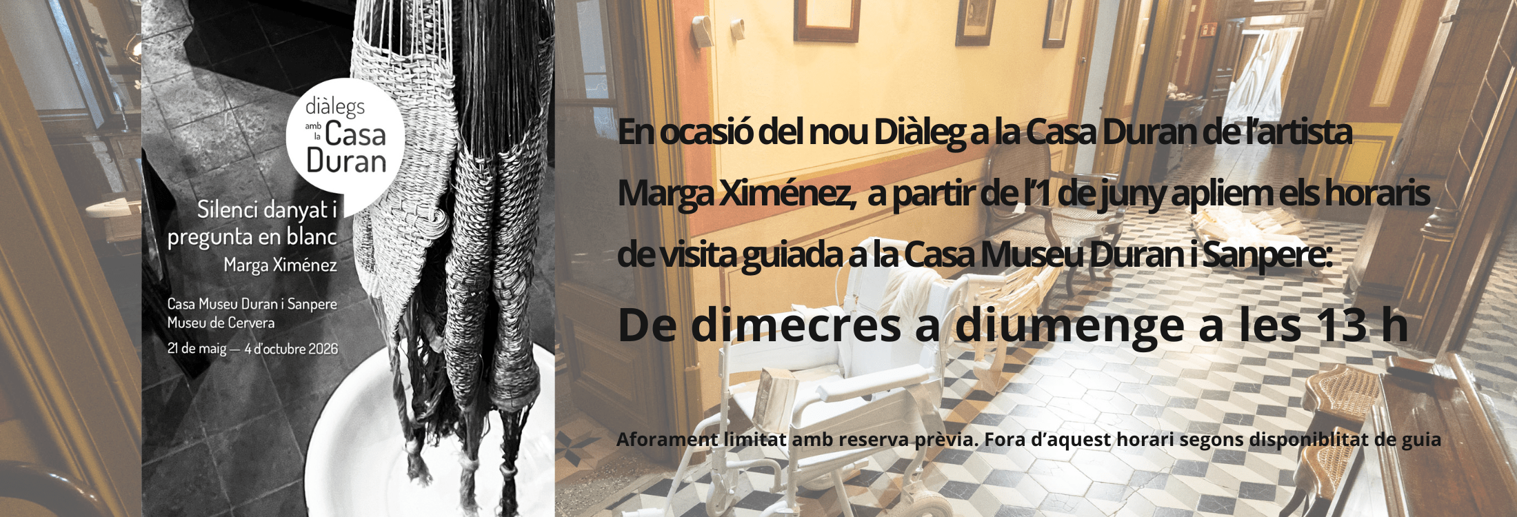 Diàleg a la Casa Duran. Marga Ximénez
