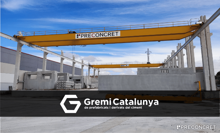 Preconcret ens adherim al Gremi de Prefabricats de Formigó de Catalunya