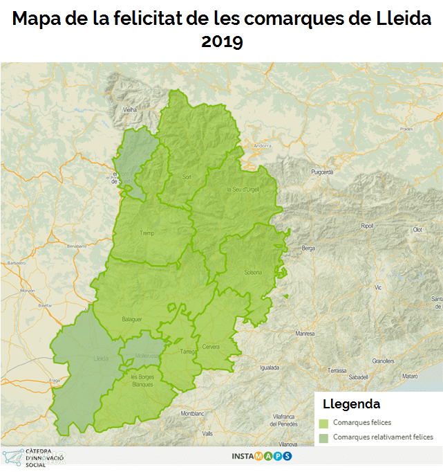 Segons una enquesta de la UdL, El Pallars Jussà i el Solsonès són les comarques “més felices” de la demarcació de Lleida
