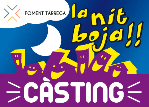 Torna el càsting de la Nit Boja! de Foment Tàrrega aquest dissabte 21 de setembre