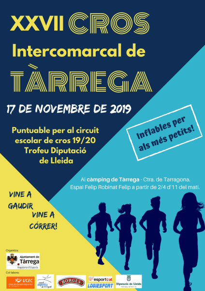 Arriba el XXVII cros intercomarcal Ciutat de Tàrrega