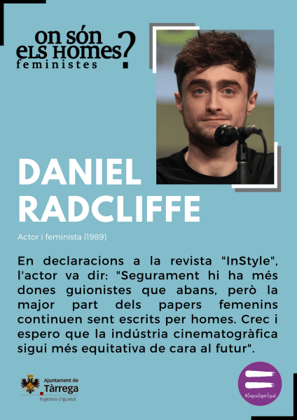 L’Ajuntament de Tàrrega impulsa una campanya per donar visibilitat als homes que lluiten en favor del feminisme