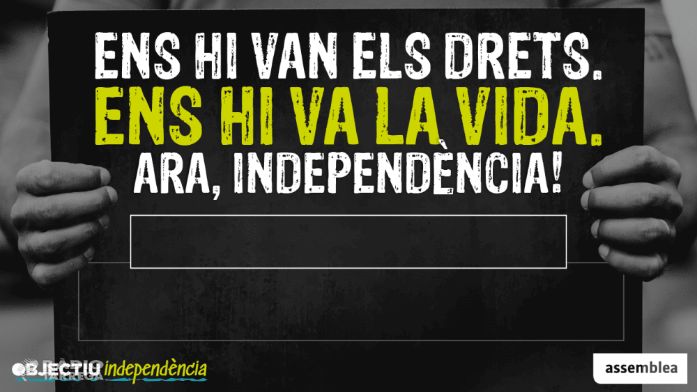 L'ANC de Tàrrega torna als carrers per reclamar els drets i llibertats de Catalunya