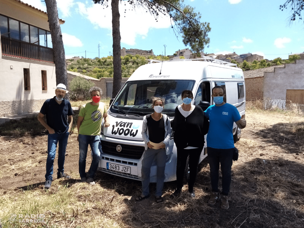 L'Ajuntament de Maldà signa un conveni per habilitar una zona per autocarabanes