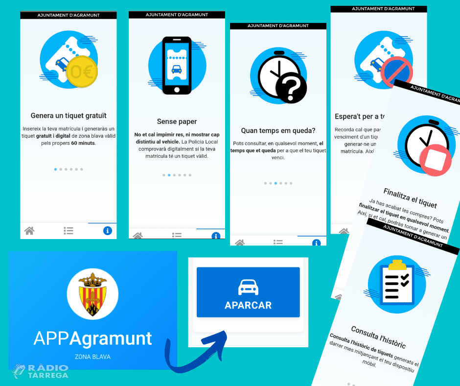 L’Ajuntament d’Agramunt dissenya una versió digital del rellotge de control d’aparcament