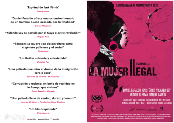 El director de cinema Ramon Termens presenta a Tàrrega el seu últim largmetratge, La dona il·legal