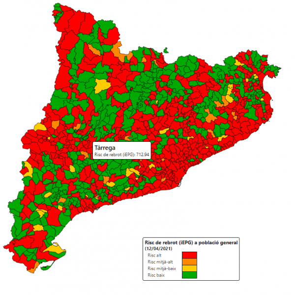 Actualització de les dades de la pandèmia a Tàrrega i l'Urgell