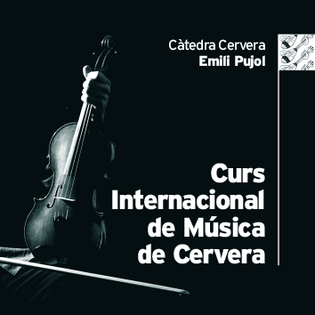 El Curs Internacional de Música de Cervera obre les inscripcions per a la 40a edició, que es farà del 9 al 19 de juliol