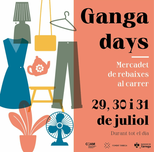 Foment Tàrrega organitza el "Ganga Days", tres dies de botigues al carrer amb preus de Ganga